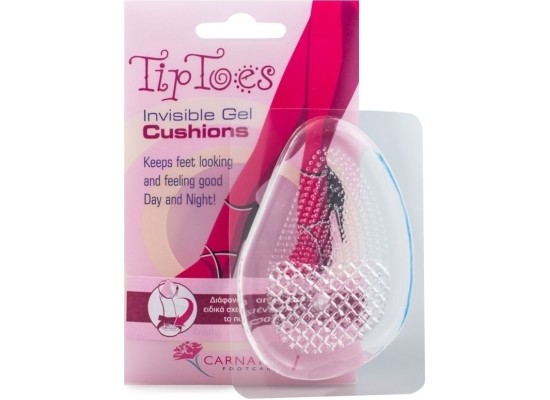 Carnation TipToes Invisible Gel Cushions Διαφανείς και Απαλοί Πάτοι από Gel 1 ζεύγος