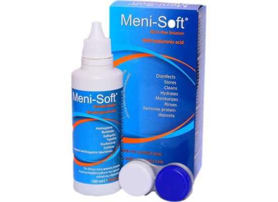 Meni-Soft Διάλυμα Καθαρισμού Φακών Επαφής 100ml