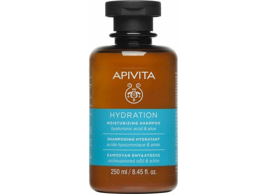 Apivita Hydration Hyaluronic Acid & Aloe Σαμπουάν για Ενυδάτωση με Υαλουρονικό & Αλόη 250ml  