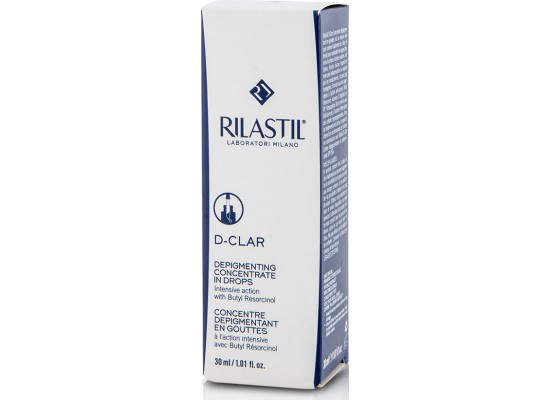 Rilastil D-Clar Depigmenting Concentrate In Drops Serum Προσώπου για Πανάδες 30ml