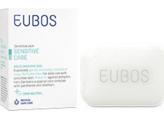 Eubos Solid Sensitive Care Bar Πλάκα Καθαρισμού Για Ευαίσθητο Δέρμα 125gr
