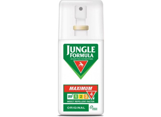 Omega Pharma Jungle Formula Αντικουνουπικό σπρέϋ Maximum Original με IRF 4 75ml