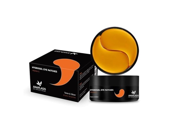 Anaplasis Hydrogel Eye Patches Orange Vitamin C, Μάσκα Ματιών για Τόνωση 30 Ζευγάρια