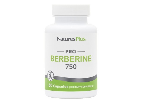 Nature's Plus Pro Berberine 750mg Συμπλήρωμα Διατροφής για τα Υγιή Επίπεδα Σακχάρου στο Αίμα 60 κάψουλες
