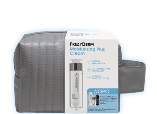 Frezyderm Promo Moisturizing Plus Cream 50ml & Mild Wash Liquid 15ml & Revitalizing Serum 5ml & Velvet Colors Medium 2ml & Νεσεσέρ