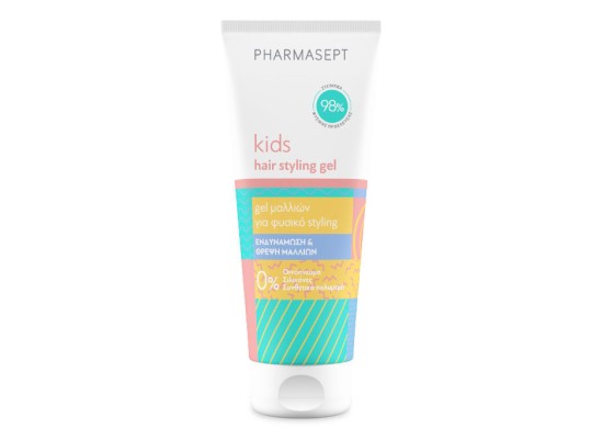 Pharmasept Kids Hair Styling Gel Παιδικό Τζελ Μαλλιών για Δυνατό Κράτημα 100ml