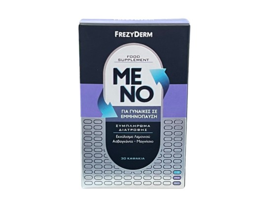 Frezyderm Meno Συμπλήρωμα Διατροφής για Γυναίκες στην Εμμηνόπαυση 30 καψάκια