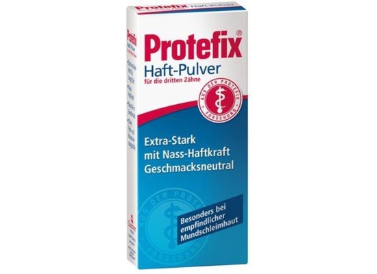 Protefix Σκόνη Επικόλλησης για Τεχνητή Οδοντοστοιχία 50gr