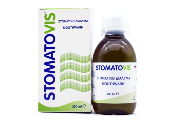 Stomatovis Mouthwash Αντιμικροβιακό Στοματικό Διάλυμα 200 ml