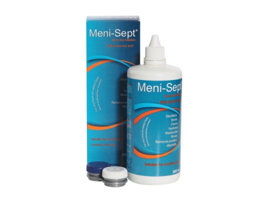 Meni-Sept All-In-One Solution Hyaluronic Acid Διάλυμα Καθαρισμού για Όλους τους Φακούς Επαφής 380ml