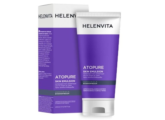 HELENVITA Atopure Skin Emulsion Καταπραϋντικό Γαλάκτωμα για Δέρμα με Τάση Ατοπίας 200ml 