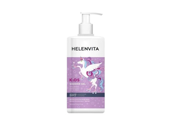 Helenvita Kids Unicorn Shower Gel Ήπιο Παιδικό Αφρόλουτρο 500ml