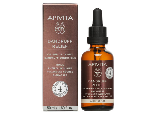 Apivita Dandruff Relief Ξηρό Λάδι Μαλλιών για την Πιτυρίδα 50ml