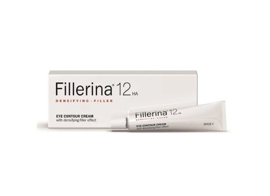 Fillerina 12 HA Densifying-Filler Eye Contour Cream Grade 4 Ενισχυμένη Κρέμα Ματιών για Αναπλήρωση του Δέρματος & Γέμισμα των Ρυτίδων Βαθμός 4 15ml