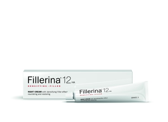 Fillerina 12HA Densifying Filler Night Cream Grade 3 Κρέμα Νυκτός Προσώπου Βαθμός 3 50ml