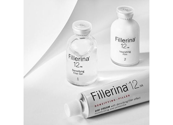 Fillerina 12HA Densifying-Filler Complete Treatment Grade 4 με Τζελ Αναπλήρωσης Όγκου, 30ml, Φιλμ Θρέψης, 30ml, 2 Απλικατέρ Ακριβείας & Δώρο Κρέμα Ημέρας, 50ml