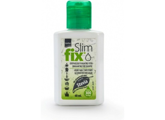 INTERMED Slim fix Υγρό Γλυκαντικό με Στέβια 60ml