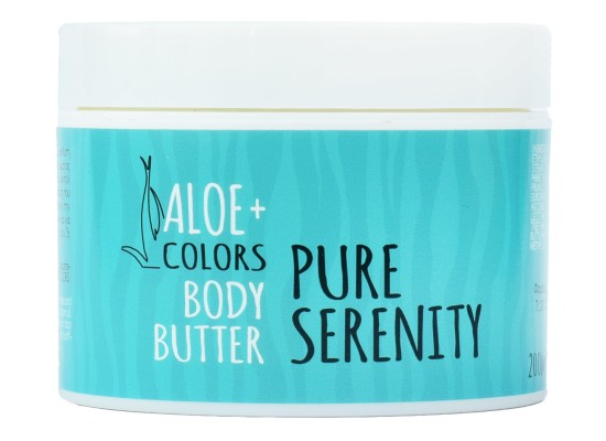 ALOE+ COLORS Pure Serenity Ενυδατικό Butter Σώματος με Aloe Vera & Άρωμα White Musk για Ξηρές Επιδερμίδες 200ml