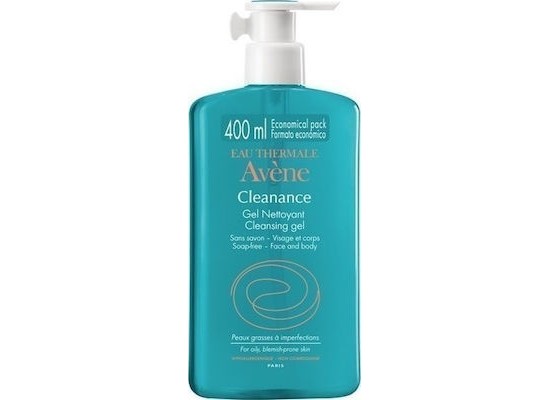 AVENE Cleanance Καθαριστικό Gel κατά της Ακμής για Πρόσωπο & Σώμα για Λιπαρό Δέρμα με Ατέλειες 400ml
