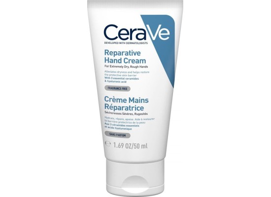 CeraVe Reparative Hand Cream Επανορθωτική Κρέμα Χεριών για Πολύ Ξηρά Χέρια 50ml