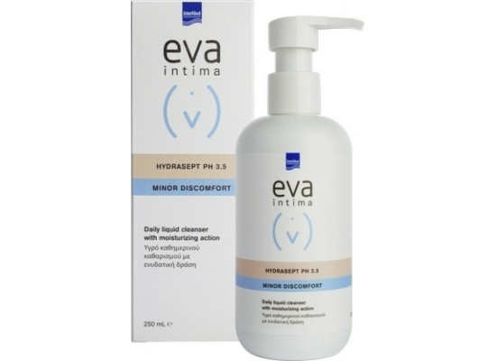 INTERMED Eva Intima Hydrasept Wash pH 3.5 Υγρό Καθημερινού Καθαρισμού της Ευαίσθητης Περιοχής 250ml