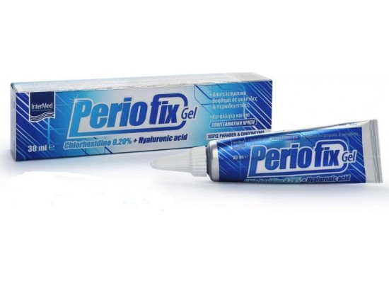 INTERMED Periofix Gel 0.20% Στοματική Γέλη για την Καταπολέμηση των Στοματικών Μολύνσεων & της Μικροβιακής Πλάκας 30ml