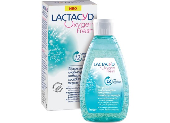 LACTACYD Oxygen Fresh Αναζωογονητικό Καθαριστικό για την Ευαίσθητη Περιοχή 200ml 