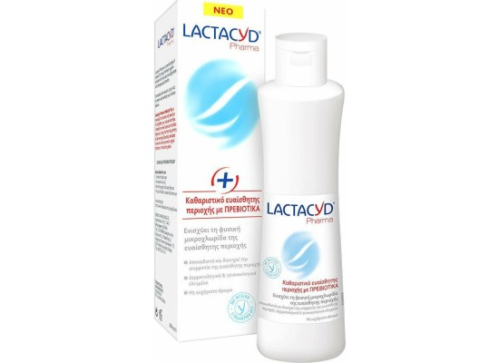 LACTACYD Intimate Wash With Prebiotics +, Καθαριστικό Ευαίσθητης Περιοχής Με Πρεβιοτικά, 250ml