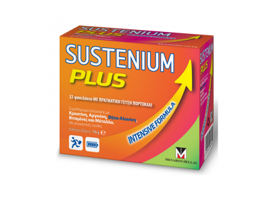 MENARINI Sustenium Plus Συμπλήρωμα Διατροφής για Τόνωση & Ενέργεια 22 Φακελάκια