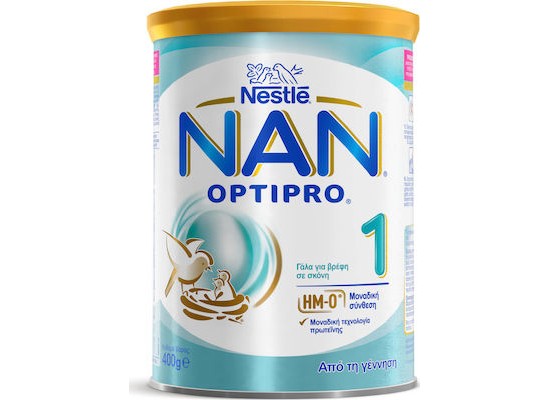 NESTLE NAN Opti Pro 1 Γάλα σε Σκόνη από τη Γέννηση 400gr