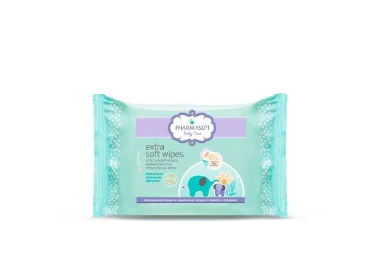 PHARMASEPT Baby Care Extra Soft Wipes Βρεφικά Μαντηλάκια Καθαρισμού 30τμχ 