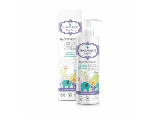 PHARMASEPT Hydrating Milk Ενυδατικό Γαλάκτωμα για Σώμα & Πρόσωπο για Βρέφη 250ml