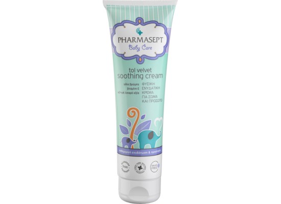 PHARMASEPT Soothing Cream Απαλή Ενυδατική Κρέμα για Σώμα & Πρόσωπο για την Ευαίσθητη Βρεφική Επιδερμίδα 150ml
