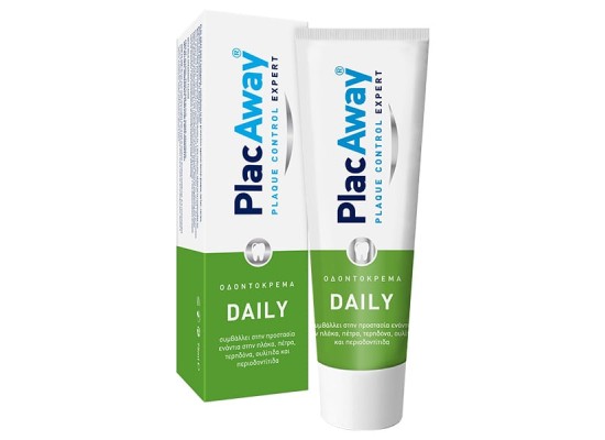 PLAC AWAY Daily Care Toothpaste Οδοντόκρεμα για Ολοκληρωμένη Προστασία 75ml