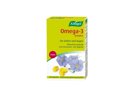 A.Vogel Omega - 3 Complex Συμπλήρωμα Διατροφής Ω3 από Ιχθυέλαιο Λινέλαιο 30 μαλακές κάψουλες 