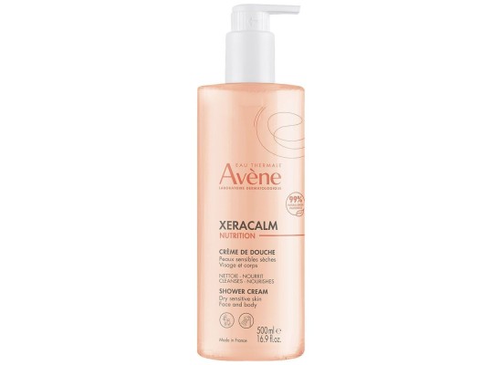 Avene Xeracalm Nutrition Κρεμοντούς  για Ευαίσθητη Ξηρή Επιδερμίδα για όλη την Οικογένεια 500ml