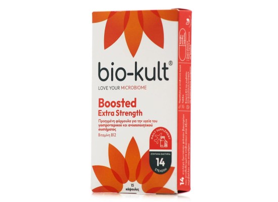 Bio-Kult Boosted Extra Strength Προβιοτικά  σε Προηγμένη Φόρμουλα για την Υγεία του Γαστρεντερικού & του Ανοσοποιητικού Συστήματος 15 κάψουλες