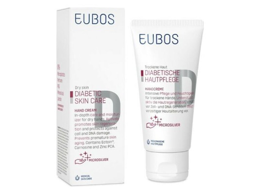 EUBOS Diabetic Hand Cream Κρέμα Εντατικής Φροντίδας για Διαβητικά Χέρια 50ml 