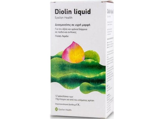 Epsilon Health Diolin Liquid για την Αντιμετώπιση της Διάρροιας 6 Φακελίσκοι x 15gr