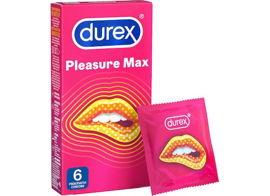 Durex Προφυλακτικά Pleasure Max με Ραβδώσεις 6τμχ  Durex Προφυλακτικά Pleasure Max με Ραβδώσεις 6τμχ