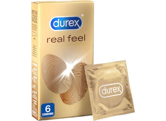 Durex Προφυλακτικά Real Feel χωρίς Λάτεξ 6τμχ 