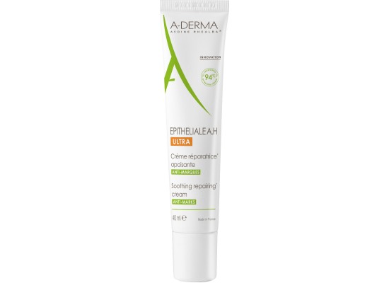 A-DERMA Epitheliale A.H. Ultra 24ωρη Αναπλαστική Κρέμα για Ευαίσθητες Επιδερμίδες κατά των Ατελειών 40ml