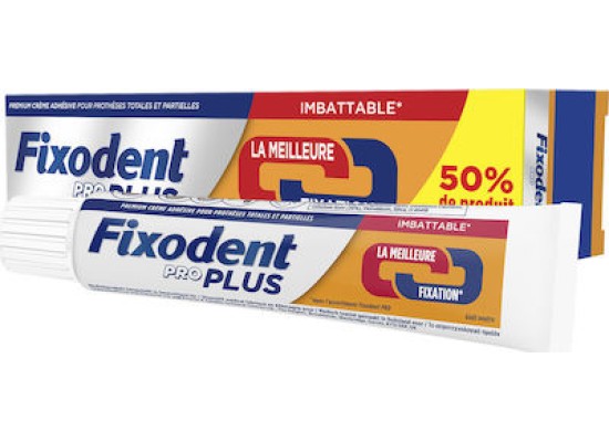 FIXODENT Pro Plus Duo Action Στερεωτική Κρέμα Τεχνητής Οδοντοστοιχίας 60gr