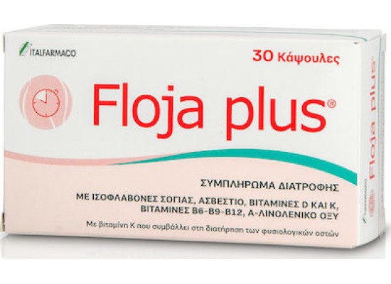 Italfarmaco Floja Plus Συμπλήρωμα Διατροφής για την Περίοδο της Εμμηνόπαυσης 30 κάψουλες