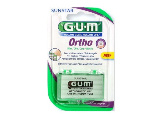Gum Orthodontic Wax Unflavored (723) Ορθοδοντικό Κερί Χωρίς Γεύση 1τεμ