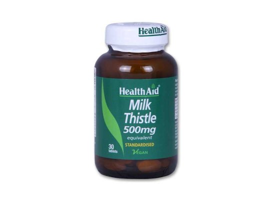 HEALTH AID Milk Thistle Seed Extract 500mg Τιτλοποιημένο Εκχύλισμα Γαϊδουράγκαθου 30 δισκία