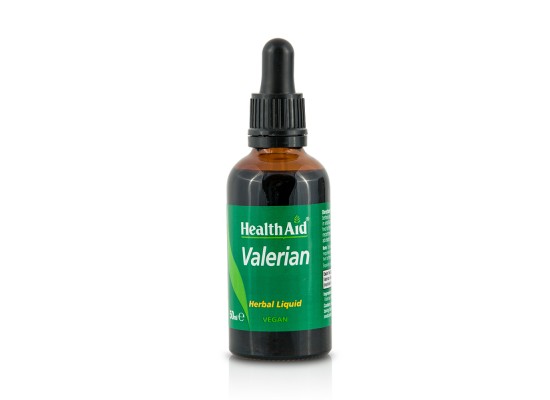 Health Aid Liquid Valerian Συμπληρωμα Διατροφής Βαλεριάνα 50ml