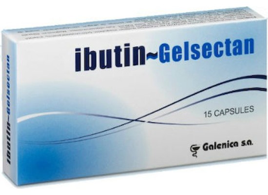 GALENICA Ibutin Gelsectan Συμπλήρωμα Διατροφής για την Αποκατάσταση της Λειτουργίας του Εντέρου 15 κάψουλες