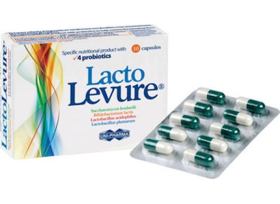 Uni-Pharma Lacto Levure Προβιοτικά 10 κάψουλες