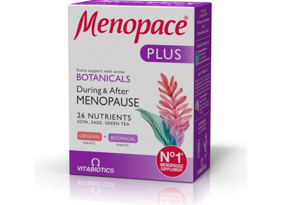 Vitabiotics Menopase Plus During & After  Συμπλήρωμα Διατροφής για την Εμμηνόπαυση 56 ταμπλέτες